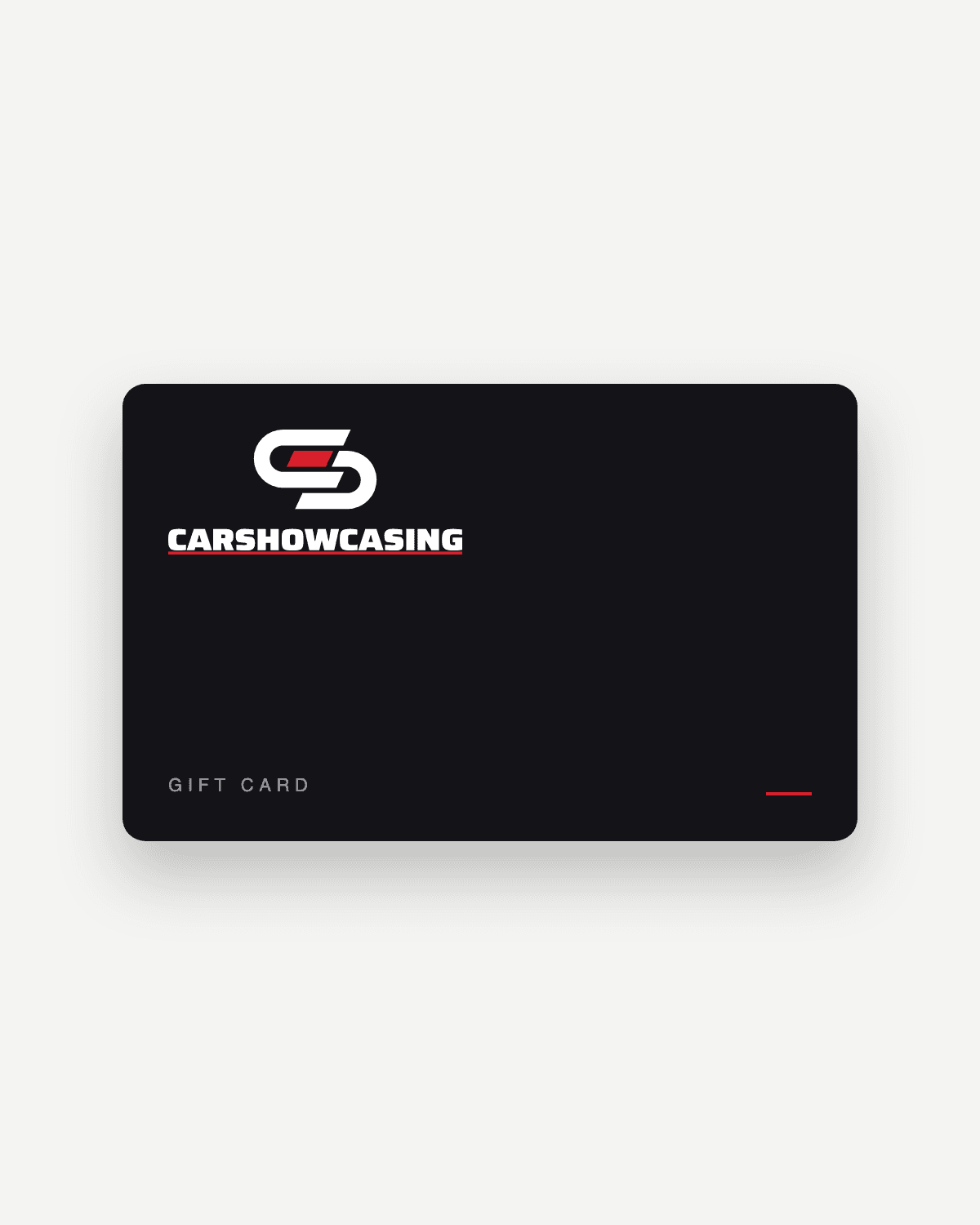 Carshowcasing gift card