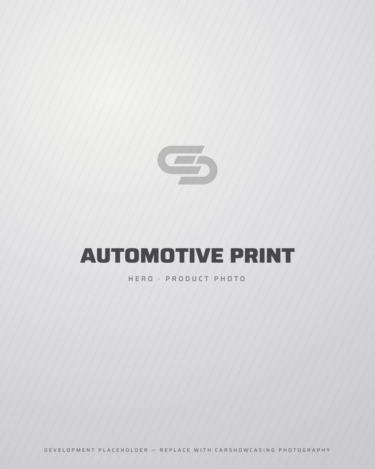 Unframed automotive print