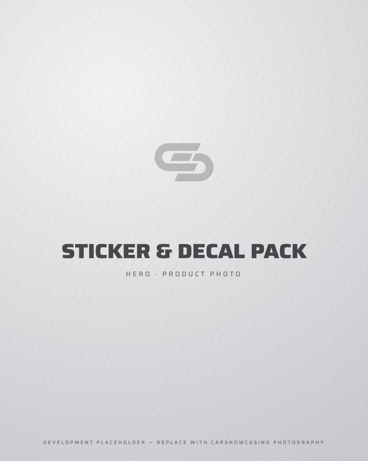 Carshowcasing sticker and decal pack