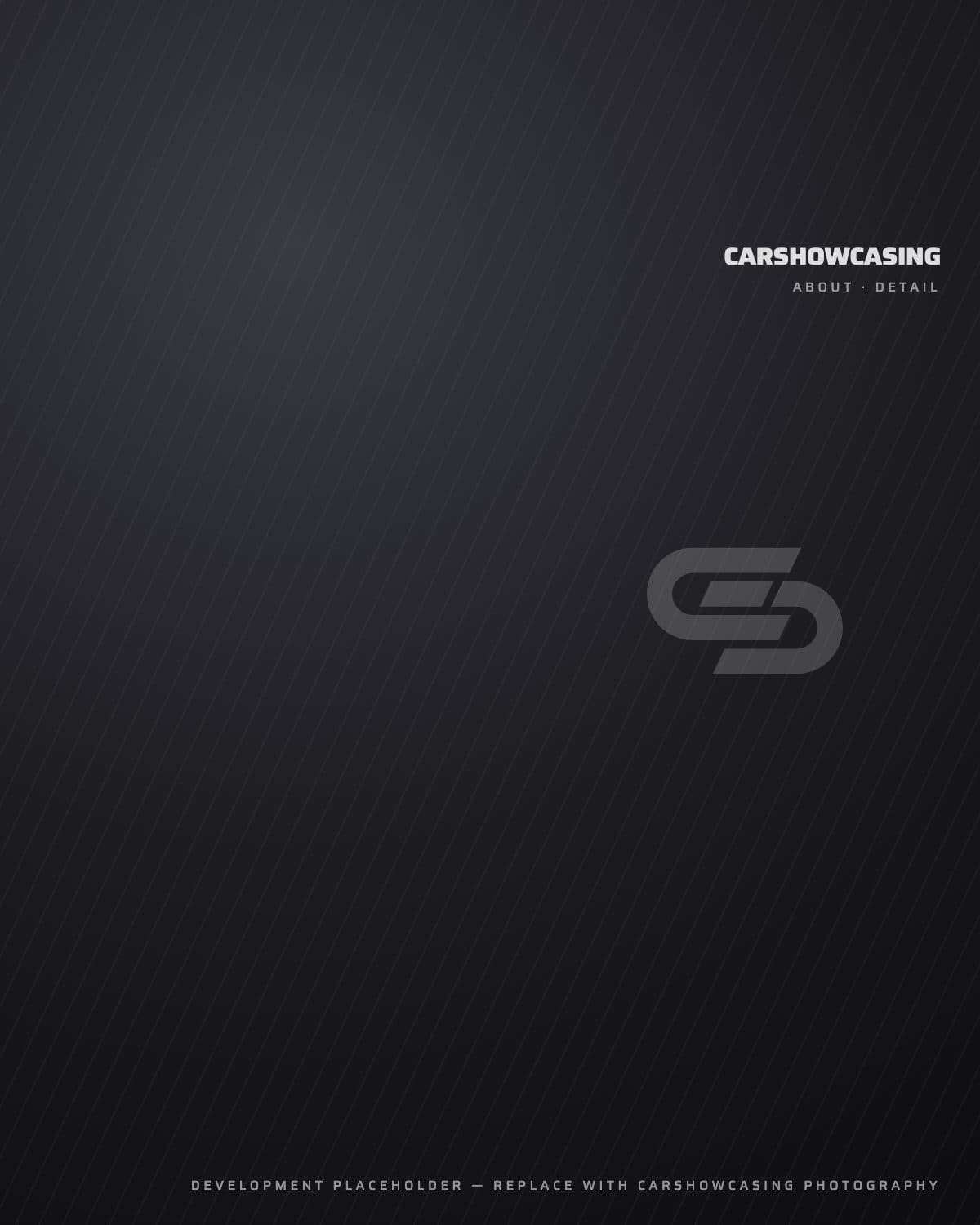 Carshowcasing detail photograph