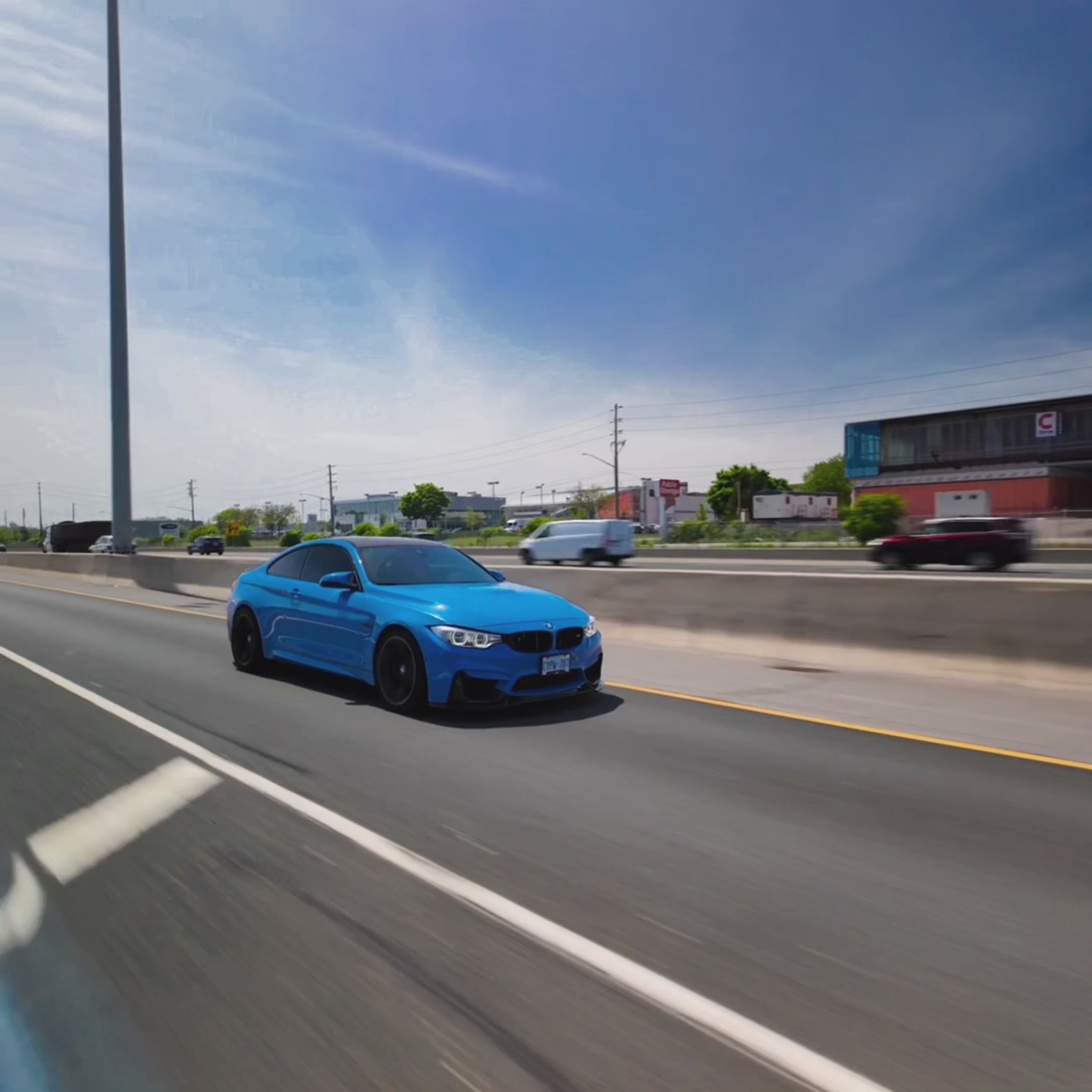 Load video: bmw m4 comp rolling video